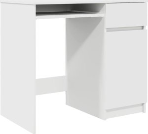 Biurko vidaXL Białe 86 cm x 49 cm 2