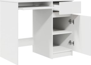 Biurko vidaXL Białe 86 cm x 49 cm 5