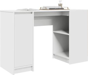 Biurko vidaXL Białe 120 cm x 42 cm 4