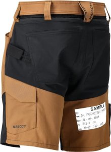 MASCOT Szorty CUSTOMIZED (kolor orzechowy brąz/czerń, rozmiar C44) 2