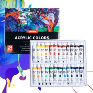 Zestaw farb akrylowych 24 szt. 2