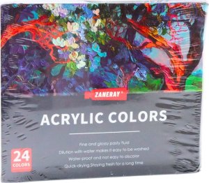 Zestaw farb akrylowych 24 szt. 4