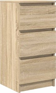 vidaXL Komoda Sonoma Oak 37,5x35x76 cm Drewno klejone 2