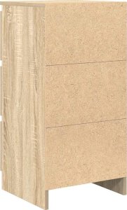 vidaXL Komoda Sonoma Oak 37,5x35x76 cm Drewno klejone 8