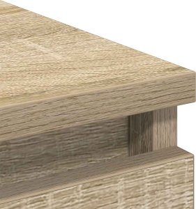 vidaXL Komoda Sonoma Oak 37,5x35x76 cm Drewno klejone 9