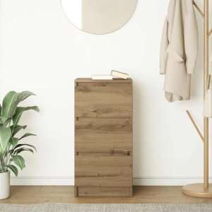 vidaXL Komoda Artisan Dąb 37,5x35x76 cm Drewno klejone 3