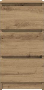 vidaXL Komoda Artisan Dąb 37,5x35x76 cm Drewno klejone 6