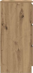 vidaXL Komoda Artisan Dąb 37,5x35x76 cm Drewno klejone 7