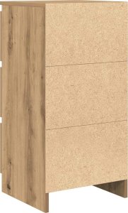 vidaXL Komoda Artisan Dąb 37,5x35x76 cm Drewno klejone 8