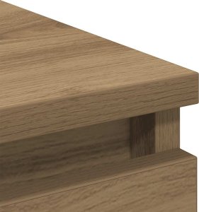 vidaXL Komoda Artisan Dąb 37,5x35x76 cm Drewno klejone 9