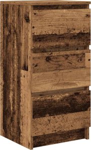 vidaXL Komoda Stare drewno 37,5x35x76 cm Drewno klejone 2