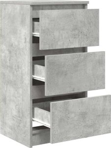 vidaXL Komoda Betonowa Szara 37,5x35x76 cm Drewno klejone 5