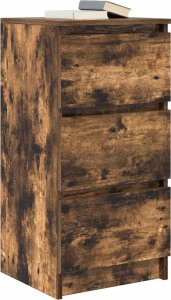 vidaXL Komoda Dąb wędzony 37,5x35x76 cm Drewno klejone 4