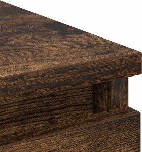 vidaXL Komoda Dąb wędzony 37,5x35x76 cm Drewno klejone 9