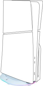 Vertical stand BIG BEN for PS5 SLIM 10