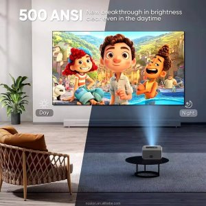 H10 Projektor Android 10 Smart TV Netlix Super Jakość Lepszy od H350 i H320 4