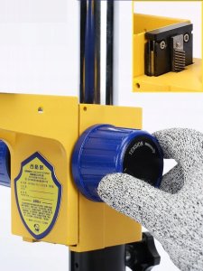 Mikroskop Stereo Triocular Mechanic MC75T B3 Minionek + Oświetlacz LED 7