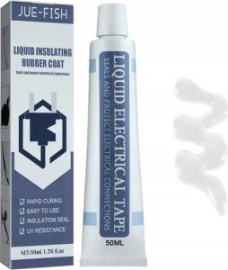Taśma izolacyjna w Płynie Izolacja WODOODPORNA Biała 50ml 1
