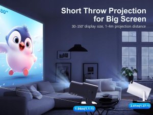 Projektor przenośny HY320 WERSJA DUŻA FULLHD WiFi ANDROID 11 + SMART TV 9