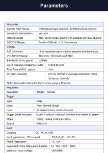 Hantek 2C42 oscyloskop cyfrowy 2x40MHz + DMM 5