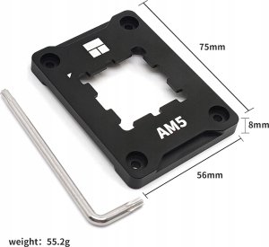 Chłodzenie procesora ramka, bracket Thermalright AM5 SECURE FRAME V2 BLACK 4