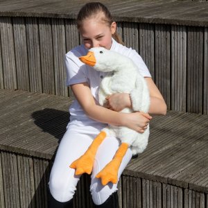 Duża Grzejąca Gęś XXL - Miękka Ciepła Poduszka 90 cm 7