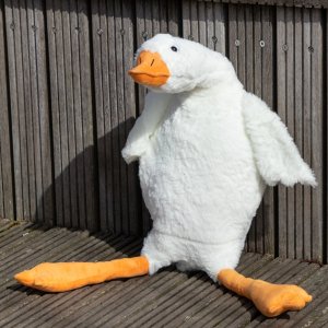 Duża Grzejąca Gęś XXL - Miękka Ciepła Poduszka 90 cm 9