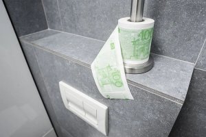 GiftWorld Papier Toaletowy 100 Euro XL - Zabawny Dodatek do Łazienki 4
