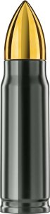 Termos w kształcie Pocisku - Army Green, Idealny na Wyprawy, 500 ml 1