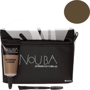 Nouba 15 Set : , Eyebrow Brush + , Eyebrow Gel, 7 ml + Textile Makeup Bag, Black For Women 2