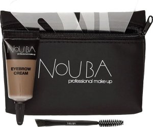20 Set Nouba: Nouba, Eyebrow Brush + Nouba, Eyebrow Gel, 7 ml + Textile Makeup Bag, Black For Women 1