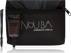 Nouba 20 Set : , Eyebrow Brush + , Eyebrow Gel, 7 ml + Textile Makeup Bag, Black For Women 2