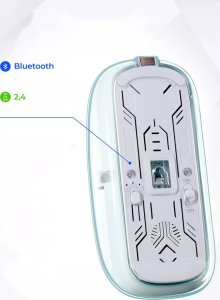Mysz Defender Mysz bezprzewodowa IXES MM-999 optyczna 2400dpi 2.4GHz + Bluetooth AKUMULATOR bezklikowa silent 12