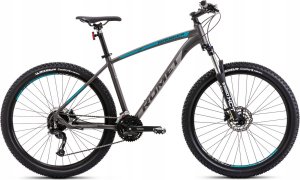 Dviratis Romet Rambler R7.4 2025 graphite-silver-turquoise-20" / L (Dydis: 20" / L) 1