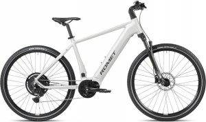 Elektrinis dviratis Romet e-Orkan M 2.0 540WH 2025 sidabrinis-18" / M (Dydis: 18" / M) 1