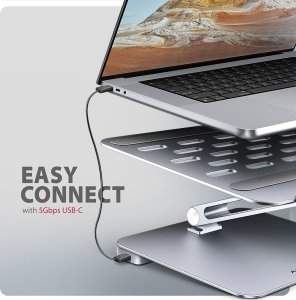 Axagon Podstawka pod laptopa z hubem 7w1 (HMC-STND) 8