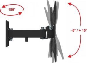 Uchwyt na TV telewizor LED/LCD 10-42" VX-210A 18cm 3