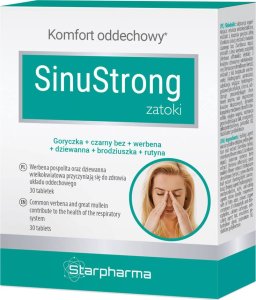 SinuStrong zatoki 30 tabletek Starpharma 1