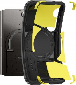 Spigen Etui Tough Armor MagSafe do Samsung Galaxy S25 szary 4
