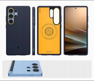 Etui Spigen Nano Pop Mag MagSafe do       Samsung Galaxy S25 Ultra granatowy 14