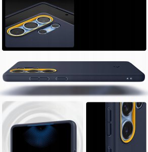 Etui Spigen Nano Pop Mag MagSafe do       Samsung Galaxy S25 Ultra granatowy 2