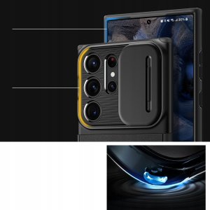 Etui Spigen Optik Armor do Samsung        Galaxy S25 Ultra czarny 8
