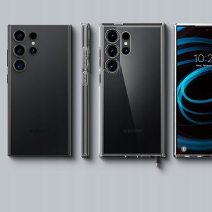 Spigen Etui Ultra Hybrid do Samsung Galaxy S25 Ultra przezroczysty 4