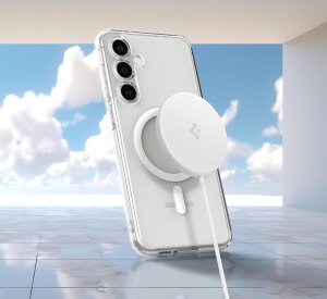 Etui Spigen Ultra Hybrid Mag MagSafe do   Samsung Galaxy S25 biały 5