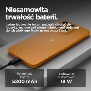 Smartfon Motorola Moto G15 8/128GB Pomarańczowy  (PB6E0015PL) 7