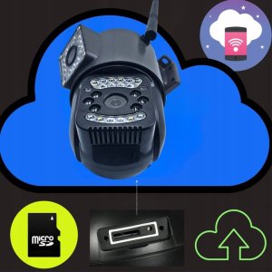 PODWÓJNA KAMERA WIFI IP ZEWNĘTRZNA OBROTOWA 2K ŚLEDZENIE 4MPX DOŚWIETLENIE [DUO-GR] 9