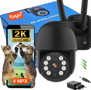 Kamera IP Wifi Bezprzewodowa 4MPx Tuya Monitoring Śledzenie MIKROFON ALARM [Tuya-Quatro] 1