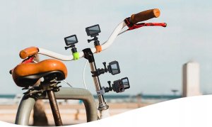 Wielofunkcyjne mocowanie silikonowe Telesin do kamer sportowych (szary) 8