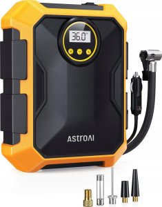 Kompresor Powietrza AstroAI CZK-3674 12V DC 100PSI (Żółty) 1