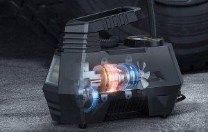 Przenośny kompresor powietrza AstroAI CZK-3631 100PSI 9